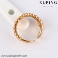 14091 Fashion jewelry copper alloy ring, latest 18k gold color zircon ring designs for girls